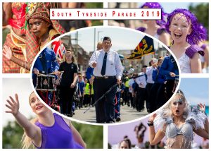 postcard of the south tyneside parade 2019